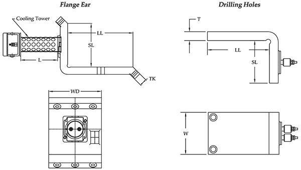 L-Shaped-Cast-Barrel-Heater-Drawing