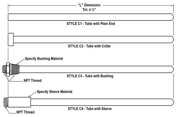 Thermocouple-Replacement-Protection-Tubes-Drawing-Specs